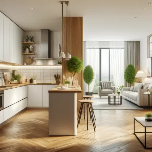 Как организовать интерьер кухни-гостиной