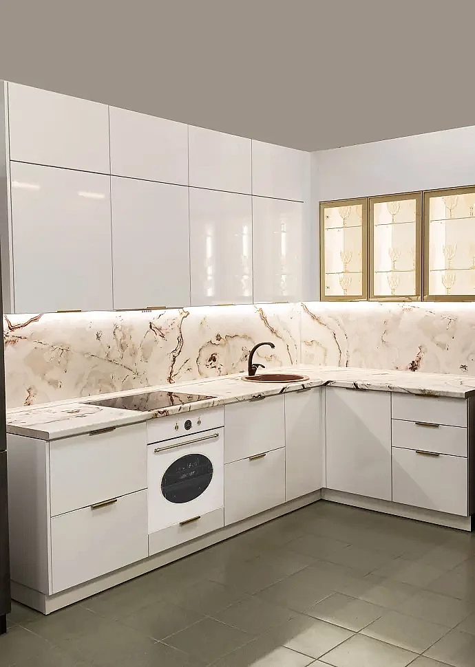 Кухонный гарнитур «Белло золото»