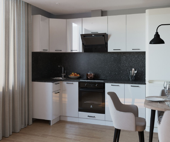 Белый глянец - 8 (1000х2400 мм)