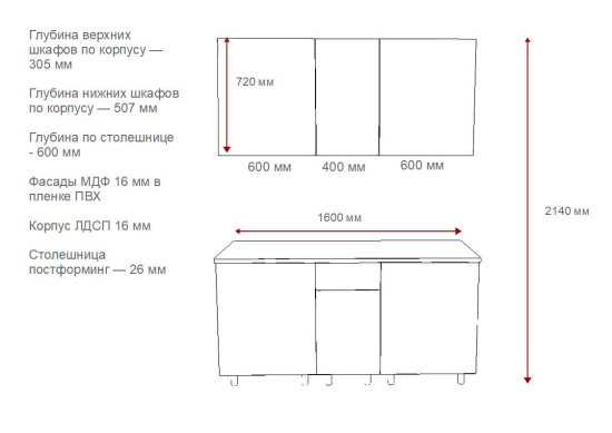 Аликанте - 13 (1600 мм)