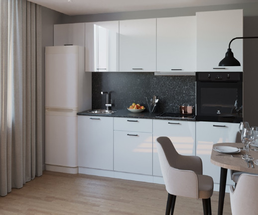 Кухонный гарнитур «Кухонный гарнитур «Белый глянец - 7 (3000 мм)»»