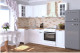 Кухонный гарнитур «Кухонный гарнитур «Белый Вегас - 11 (1000х1800 мм)»»