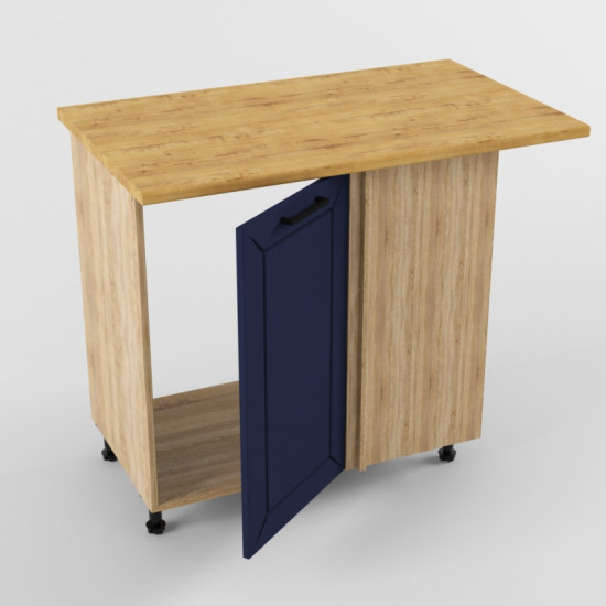 Шкаф нижний угловой прямой 1000 Океания Кристалл