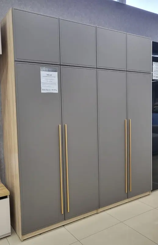 Шкаф по индивидуальному проекту Силк Шитаке