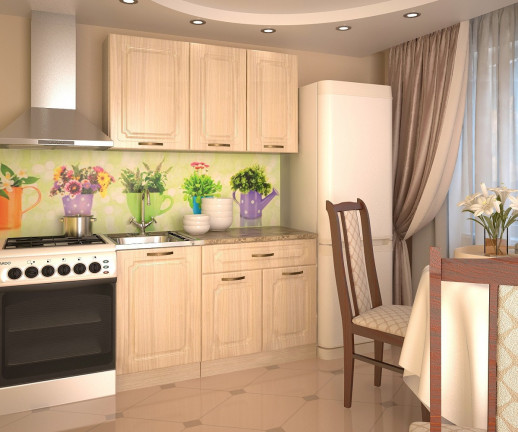 Кухонный гарнитур «Кухонный гарнитур «Акация - 8 (1300 мм)»»