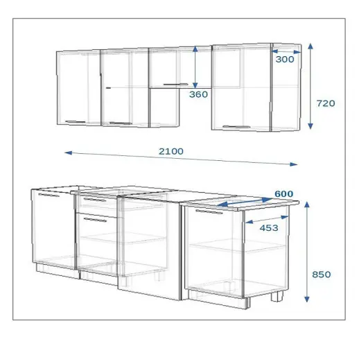 Волна Белый металлик Бирюза арт. 2 - 2100