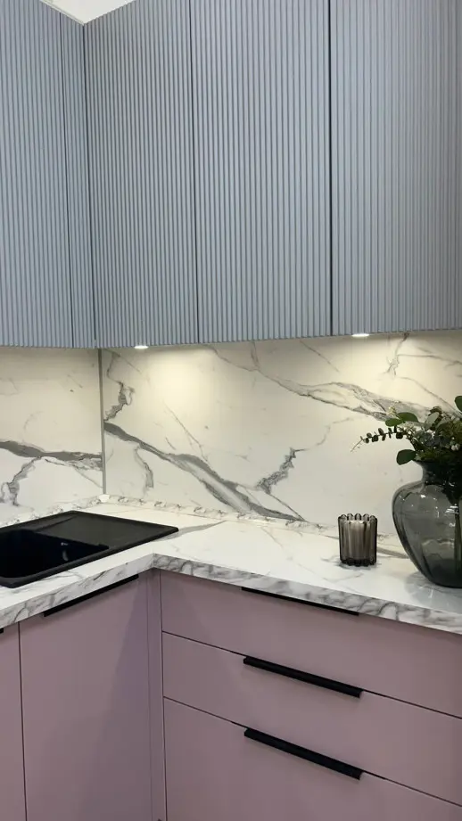 Кухонный гарнитур «Кухонный гарнитур «Вельвет 1450*2600*1450 мм»»