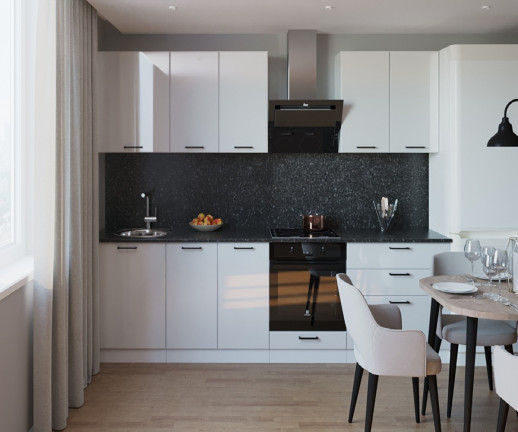 Кухонный гарнитур «Кухонный гарнитур «Белый глянец - 2 (2800 мм)»»