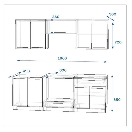 Акация - 7а (1800 мм)