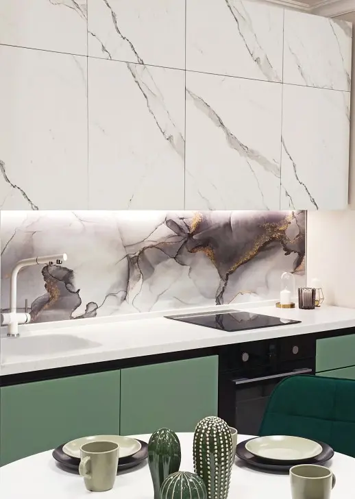 Кухонный гарнитур «Кухонный гарнитур «Монте болотный антискрейч»»