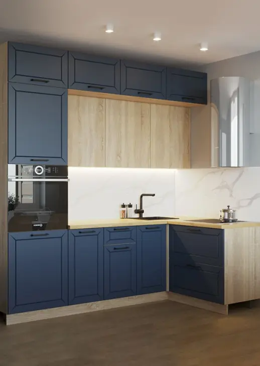 Кухонный гарнитур «Кухонный гарнитур «Океания Кристалл 2400*1200»»