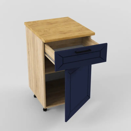 Шкаф нижний 500 1 ящик 1 дверь Океания Кристалл