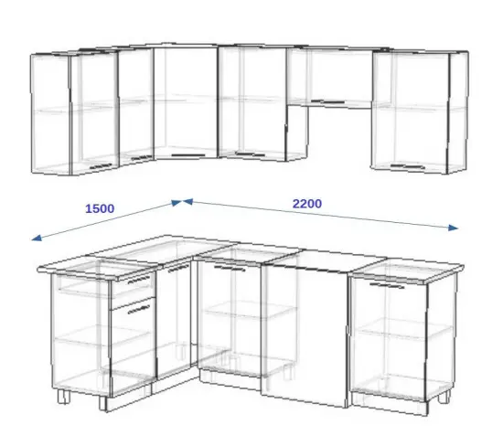 Волна Белый металлик Бирюза арт. 11 - 2100х1600