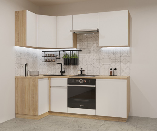 Кухонный гарнитур «Кухонный гарнитур «Тальк Лайн - 7 (1000х2200 мм)»»