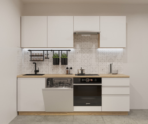 Кухонный гарнитур «Кухонный гарнитур «Тальк Лайн - 35 (2400 мм)»»