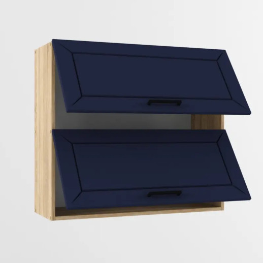 Кухонный гарнитур «Кухонный гарнитур «Шкаф верхний 800 2 софт Океания Кристалл»»