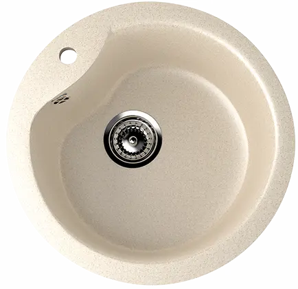 Кухонная мойка ULGRAN U-102 с отверстием под смеситель