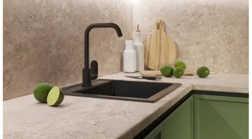 Кухонный гарнитур «Кухонный гарнитур «Бетон беж (Вулкан) 3148»»