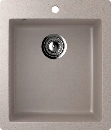 Кухонная мойка ULGRAN U-404 односекционная с отверстием под смеситель