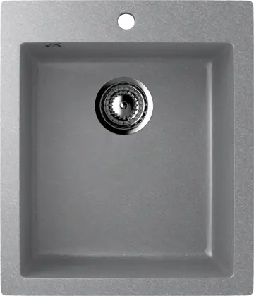 Кухонная мойка ULGRAN U-404 односекционная с отверстием под смеситель