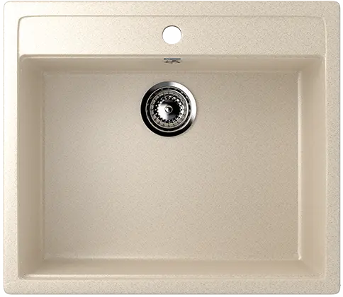 Кухонная мойка ULGRAN U-104 односекционная с отверстием под смеситель