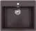 Кухонная мойка ULGRAN U-104 односекционная с отверстием под смеситель