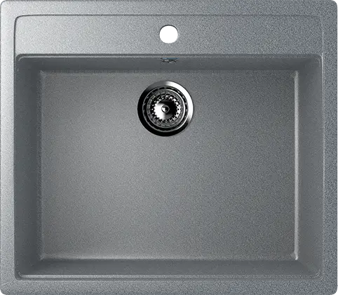 Кухонная мойка ULGRAN U-104 односекционная с отверстием под смеситель