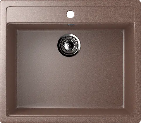 Кухонная мойка ULGRAN U-104 односекционная с отверстием под смеситель