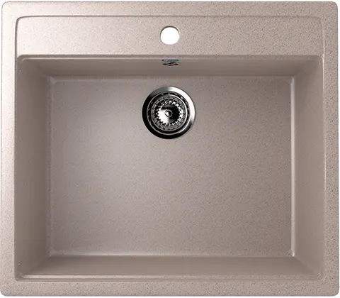 Кухонная мойка ULGRAN U-104 односекционная с отверстием под смеситель