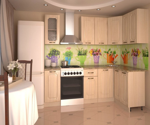 Кухонный гарнитур «Кухонный гарнитур «Акация - 13 (1800х1200 мм)»»