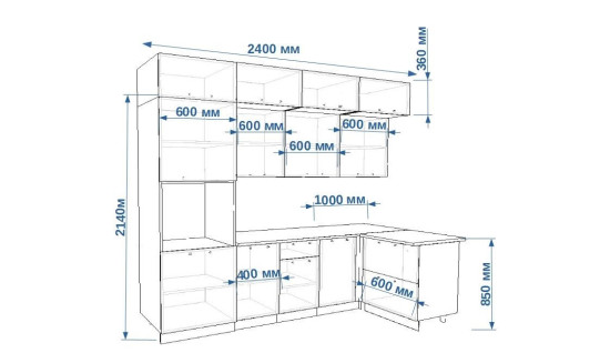 Океания Кристалл - 7 (2400х1200 мм)