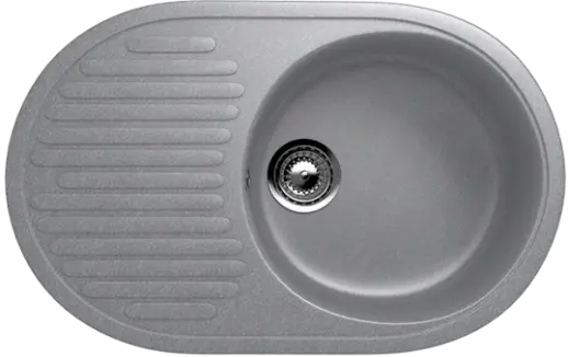 Кухонная мойка ULGRAN U-107 односекционная реверсивная