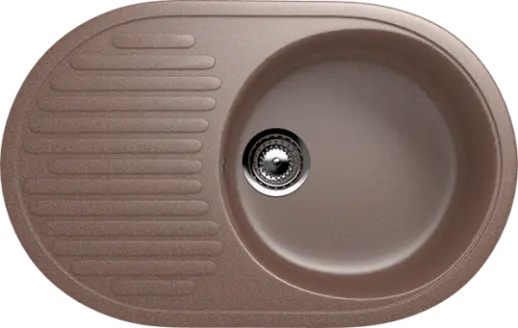 Кухонная мойка ULGRAN U-107 односекционная реверсивная