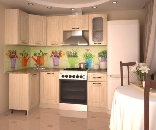 Кухонный гарнитур «Кухонный гарнитур «Акация - 12 (1100х2000 мм)»»