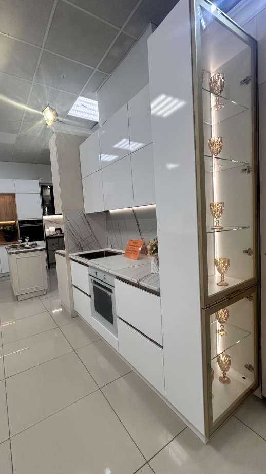 Кухонный гарнитур «Кухонный гарнитур «Молочный глянец 2130 мм»»