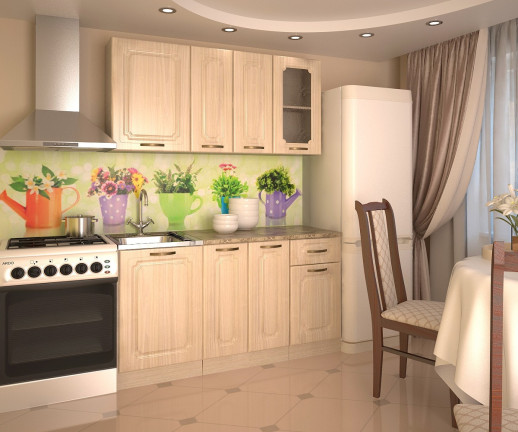 Кухонный гарнитур «Кухонный гарнитур «Акация - 11 (1500 мм)»»