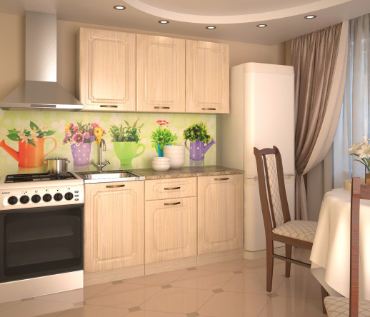 Кухонный гарнитур «Кухонный гарнитур «Акация - 10 (1500 мм)»»