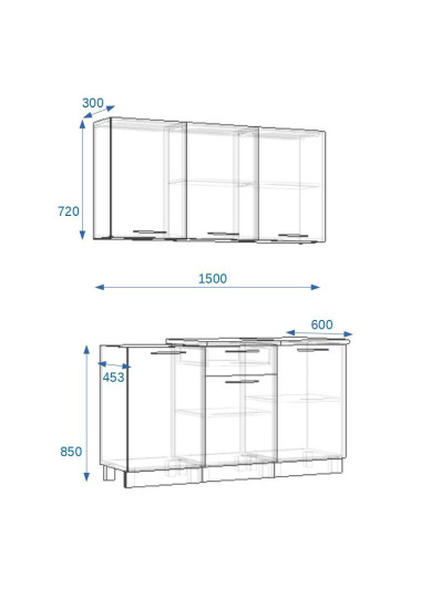 Акация - 10 (1500 мм)