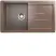 Кухонная мойка ULGRAN U-507 односекционная реверсивная