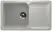 Кухонная мойка ULGRAN U-506 односекционная реверсивная