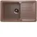 Кухонная мойка ULGRAN U-506 односекционная реверсивная