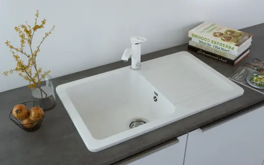 Кухонная мойка ULGRAN U-506 односекционная реверсивная