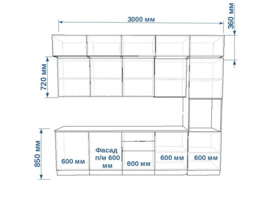 арт. 19 Акция Фаска Обсидиан - Дуб сонома 3000