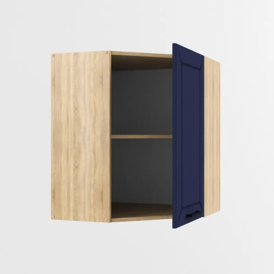 Шкаф верхний угловой Океания Кристалл