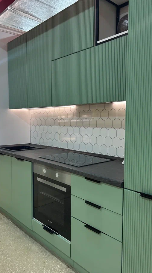 Кухонный гарнитур «Кухонный гарнитур «Болотный антискрэч 2900 мм»»