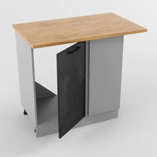 Шкаф нижний угловой прямой Лофт   