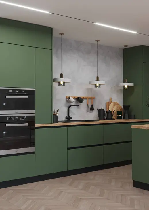 Кухонный гарнитур «Кухонный гарнитур «Шарли Green 4000»»