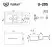 Кухонная мойка ULGRAN U-205 двухсекционная реверсивная