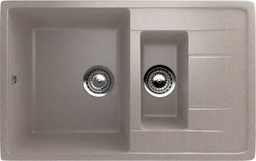 Кухонная мойка ULGRAN U-205 двухсекционная реверсивная
