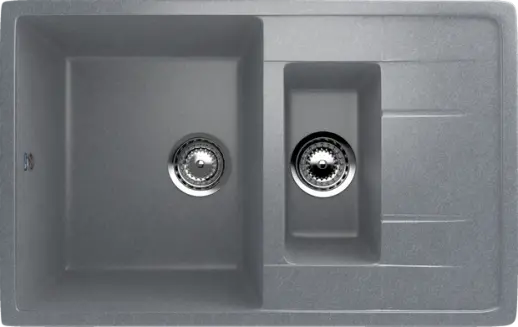 Кухонная мойка ULGRAN U-205 двухсекционная реверсивная